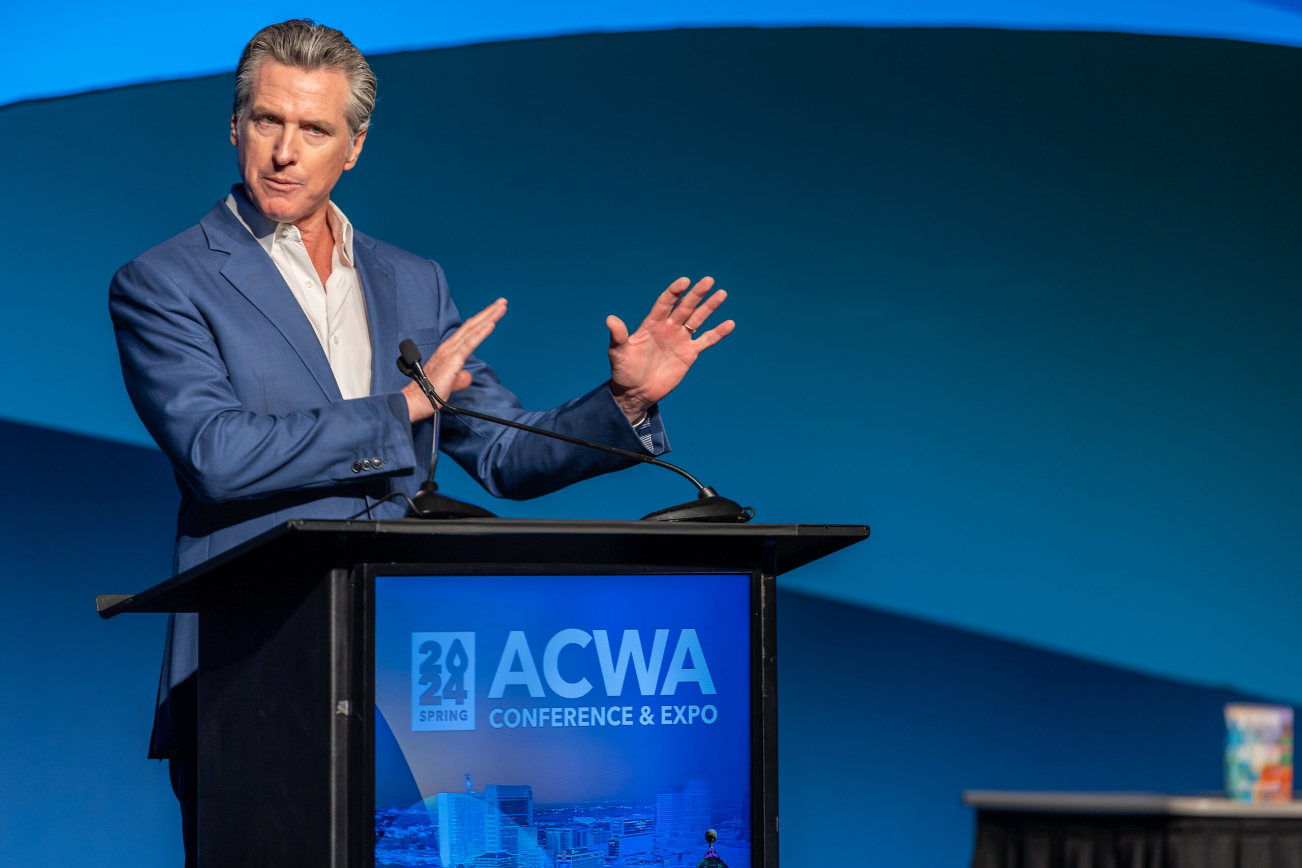 Governor Addresses ACWA Spring Conference Attendees Association of